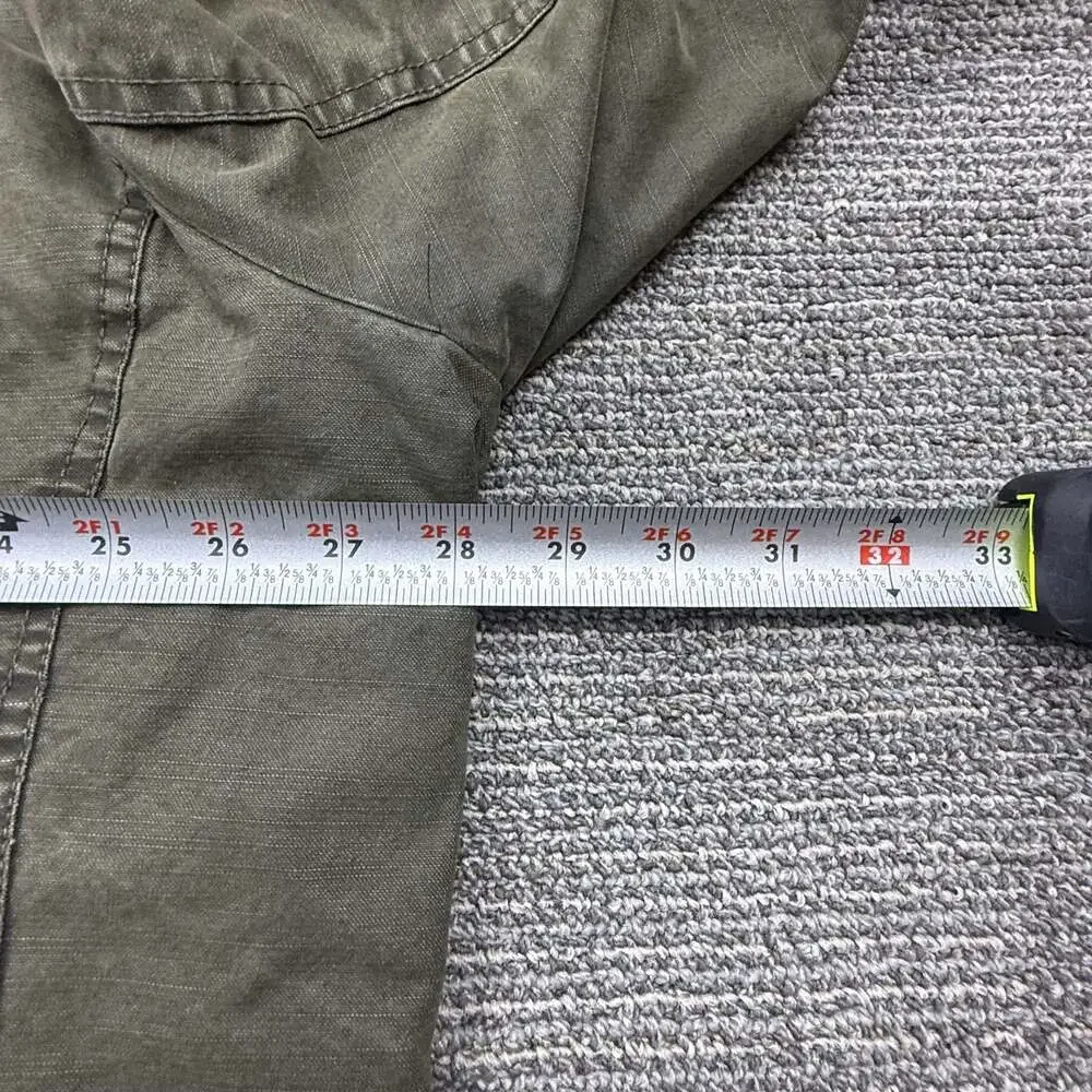 Levi's Men's Olive Green Cotton Canvas Military Field Jacket